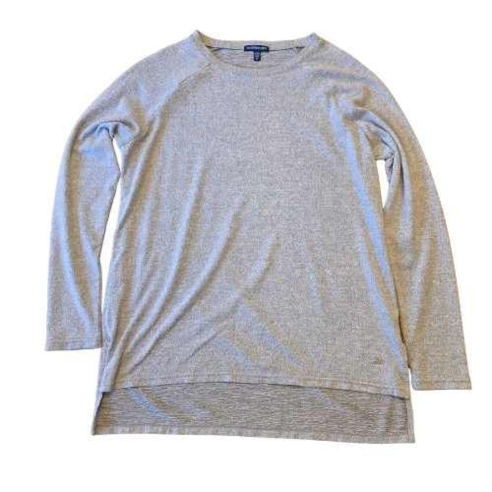 Southern Shirt M Womens Gray Heather Long‎ Sleeve Casual Tunic Soft Lightweight